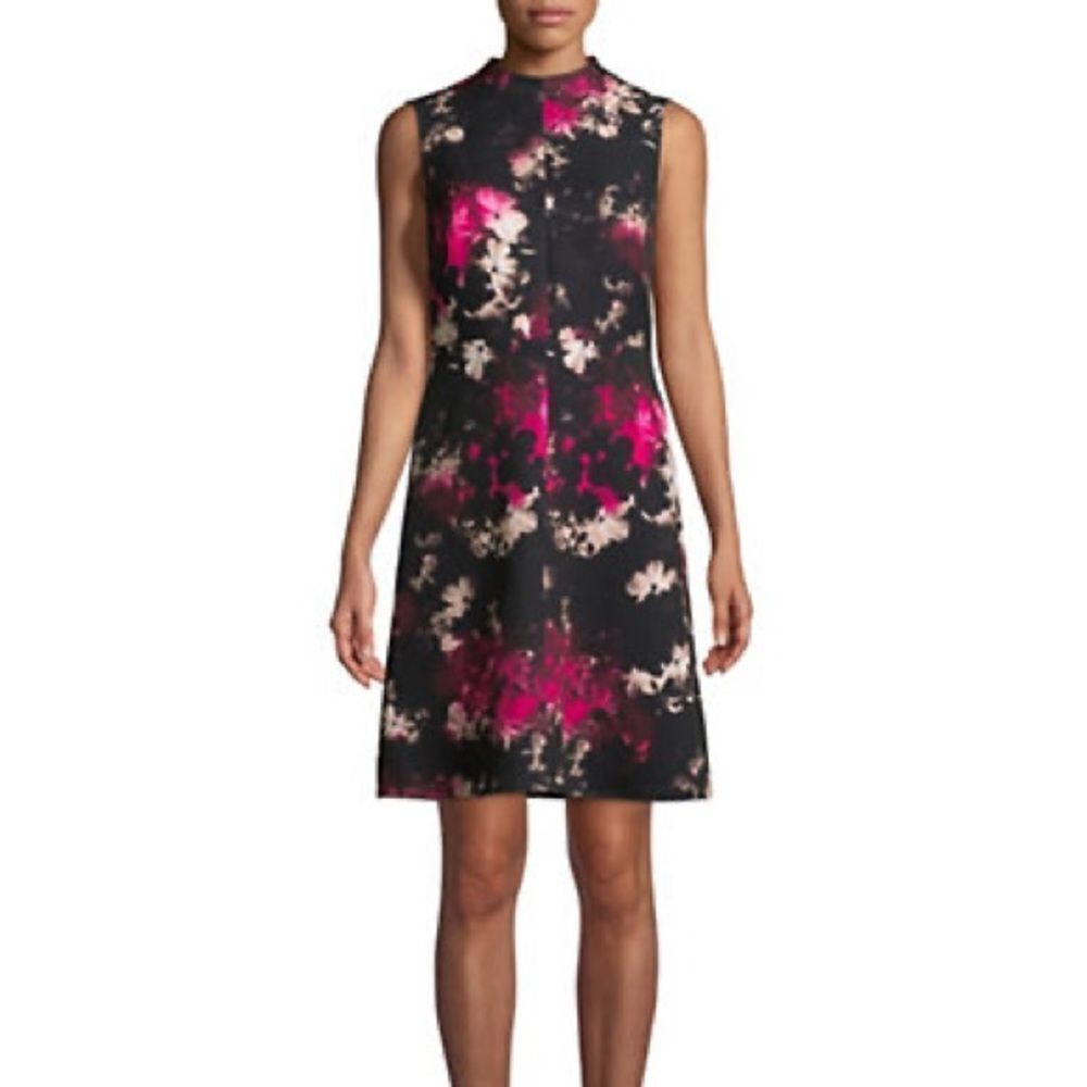 Ellen Tracy Printedโa-Line Dress-ASSORTED-4